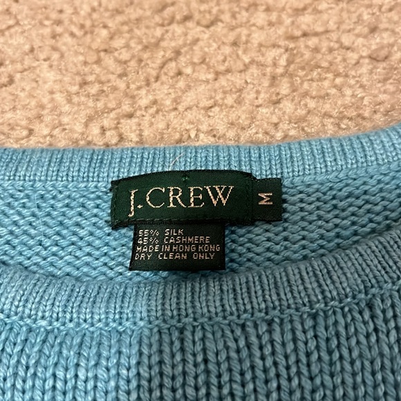 J Crew Cashmere Silk Blend Cropped Sweater Sleeveless Top - Picture 2 of 4
